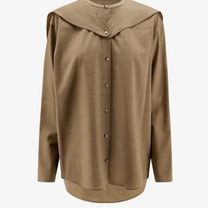 Wool blend shirt
