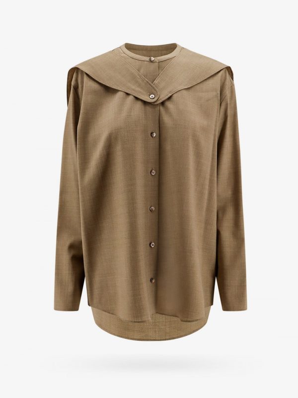 Wool blend shirt