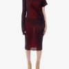 Viscose dress with asymmetric sleeves — изображение 3