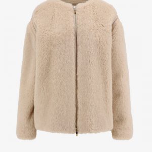 Alpaca and virgin wool fur jacket