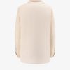 Silk shirt with pleated detail — изображение 6