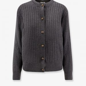 Ribbed wool cardigan