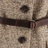 Wool blend vest with leather belt — изображение 3