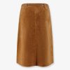 Suede skirt with Horsebit detail — изображение 2