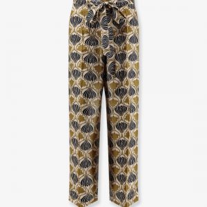 Timec multicolor silk trousers