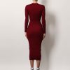 Viscose midi dress — изображение 3