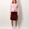 Wool cardigan with contrasting collar — изображение 2