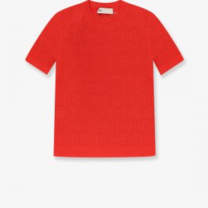 T-Monogram viscose blend top