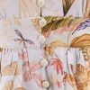 Ascension Plunge linen short dress — изображение 5