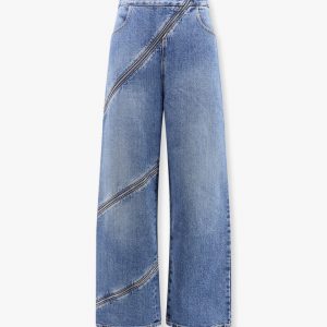 Spiral stone washed jeans