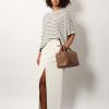 Wool and cashmere sweater with striped motif — изображение 2