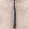 Sparkling cashmere and silk ribbed cardigan with Monili detail — изображение 3