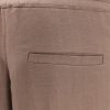 Viscose and linen trousers with ton-sur-ton lateral band — изображение 5