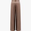Viscose and linen trouser with frontal pinces — изображение 4