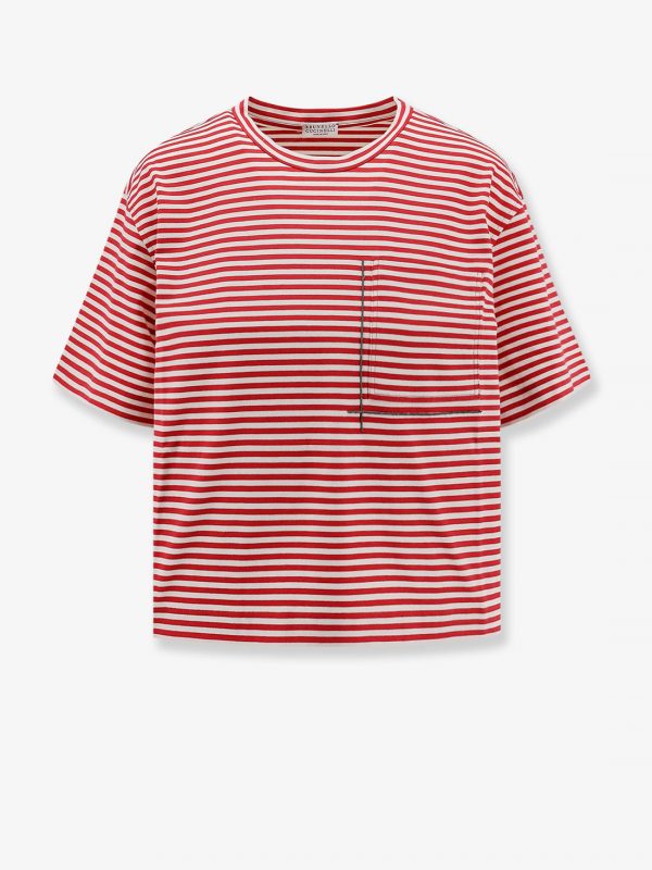 Striped cotton t-shirt