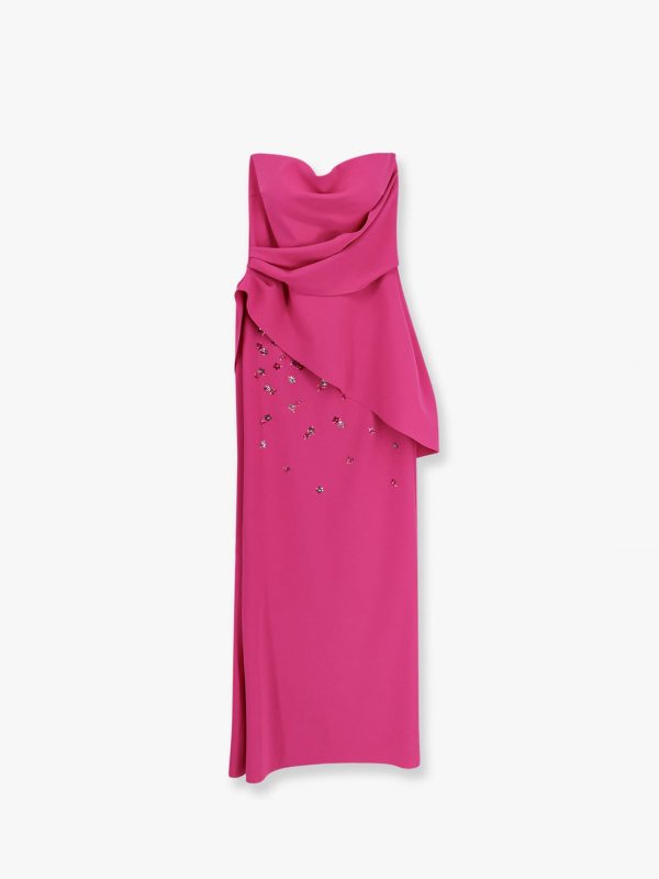 Taro jersey long dress with sequins