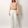 Silk shirt with rouches — изображение 2