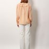 Silk shirt with rouches — изображение 3
