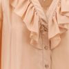 Silk shirt with rouches — изображение 5