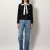 Wool and silk blazer with jewel buttons — изображение 6