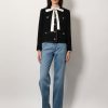 Wool and silk blazer with jewel buttons — изображение 2