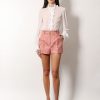 Silk shirt with rouches detail — изображение 2