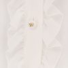 Silk shirt with rouches detail — изображение 4