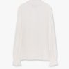 Silk shirt with rouches detail — изображение 5