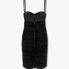 Viscose blend dress with bra detail — изображение 5