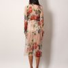 Silk skirt with iconic floral print — изображение 3