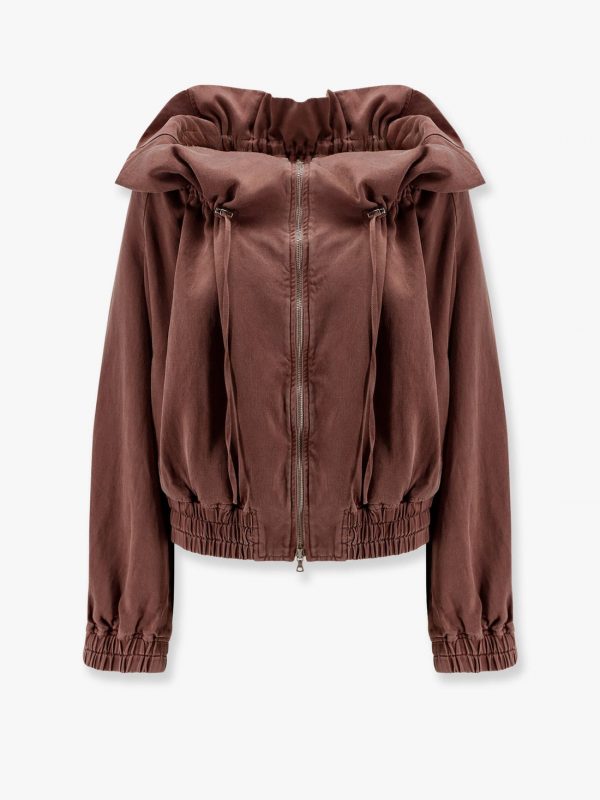 Voly cupro and cotton jacket