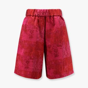 Pomy multicolor fabric shorts