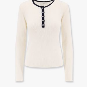 Ribbed fabric sweater