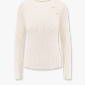 Ribbed fabric sweater