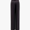 Tuxedo trouser with belt and enamelled detail — изображение 2