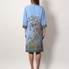 Stretch viscose dress with iconic print — изображение 3