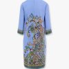 Stretch viscose dress with iconic print — изображение 4