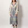 Viscose dress with multicolor print — изображение 2