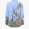 Viscose and silk shirt with iconic motif — изображение 6