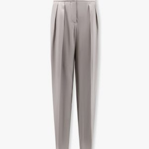 Silk trouser with pinces