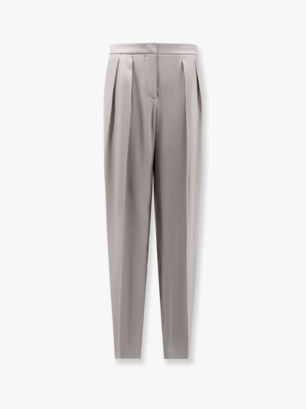 Silk trouser with pinces