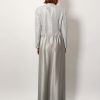 Silk long skirt with deep slit — изображение 4