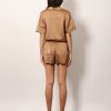 Viscose blend shorts with allover gg logo — изображение 3