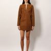 Suede short dress with all-over GG logo — изображение 2
