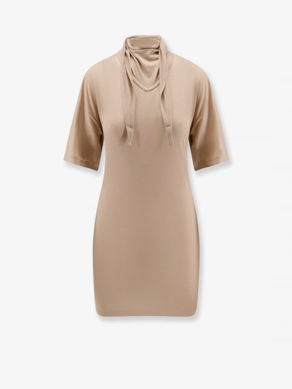 Silk top with Foulard detail