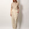 Silk top with Foulard detail — изображение 2