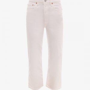 Ribcage straight ankle jeans