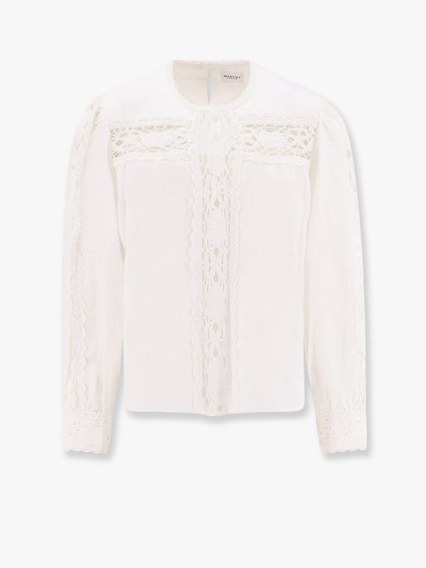 Valmira linen and cotton top