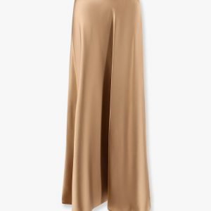 Satin longuette skirt