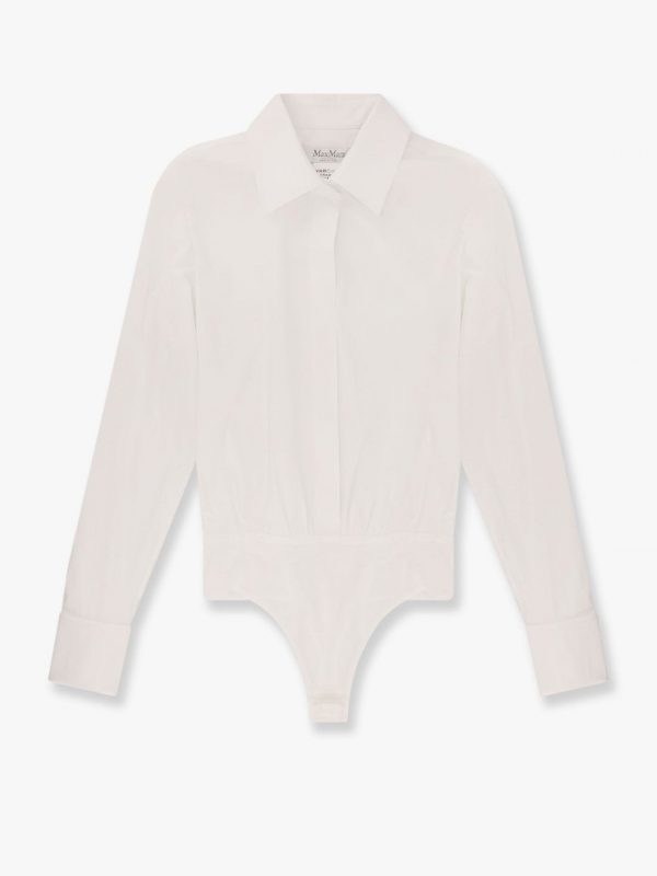 Angora 1234 stretch cotton body shirt with logo embroidery